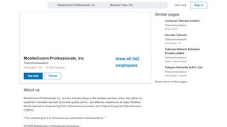 
                            10. MobileComm Professionals, Inc | LinkedIn