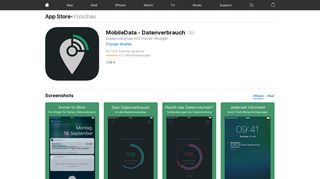 
                            4. MobileData - Datenverbrauch im App Store - iTunes - Apple