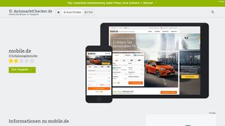 
                            8. • mobile.de: Erfahrungen | AutomarktChecker.de