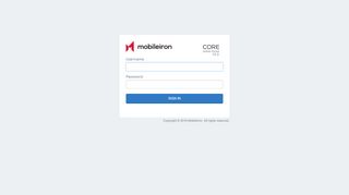 
                            3. MobileIron Admin Portal: Sign In - MobileIron User Portal