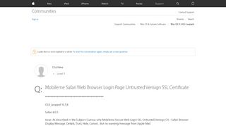 
                            6. Mobileme Safari Web Browser Login Page Un… - Apple Community ...