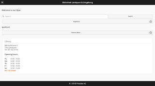 
                            9. mobileOpac - Bibliothek Landquart & Umgebung Online Catalog