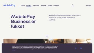 
                            1. MobilePay Business er lukket - skift til MobilePay MyShop - MobilePay ...
