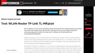 
                            11. Mobiler Hotspot und mehr: Test: WLAN-Router TP-Link TL-MR3020 ...