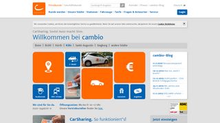 
                            5. mobiles cambio - carsharing - Carsharing in Köln/Hürth - ganz einfach ...