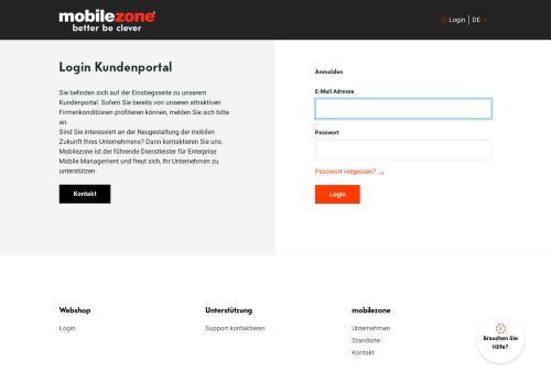 
                            2. mobilezone B2B Kundenportal