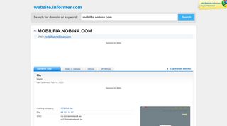
                            3. mobilfia.nobina.com at Website Informer. FIA. Visit Mobil FIA Nobina.
