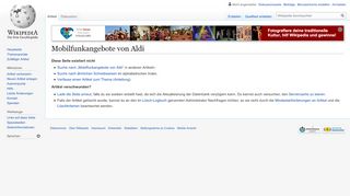 
                            13. Mobilfunkangebote von Aldi – Wikipedia