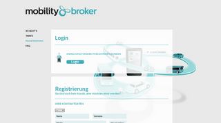 
                            1. mobility broker – Registrierung