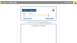 
                            8. MOBILITY-ONLINE login Karl-Franzens-Universität Graz