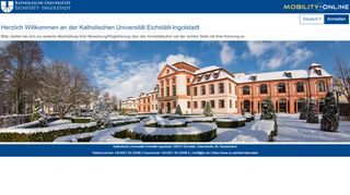 
                            13. MOBILITY-ONLINE login Katholische Universität Eichstätt-Ingolstadt