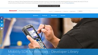 
                            1. Mobility SDK for Windows - Developer Library Software | Honeywell