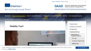 
                            12. Mobility Tool+ – Nationale Agentur für EU-Hochschulzusammenarbeit ...