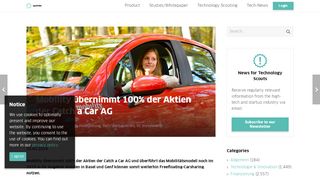 
                            6. Mobility übernimmt 100% der Aktien der Catch a Car AG - Spotfolio ...