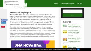 
                            6. MOBILIZADOR SEJA DIGITAL → O que É, no Cadastro (AQUI!!!)