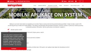 
                            6. Mobilní aplikace ONI system