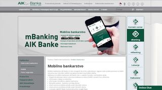 
                            7. Mobilno bankarstvo | AIK BANKA