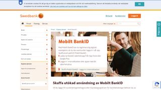
                            4. Mobilt BankID – legitimera dig online med e-legitimation | Swedbank