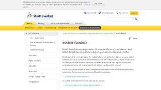 
                            7. Mobilt BankID | Skatteverket