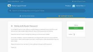 
                            11. Mobily eLife Router Password - Home Fiber Support Portal