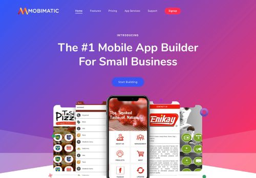 
                            2. Mobimatic – Drag and Drop Mobile App Builder for Businesses – Drag ...