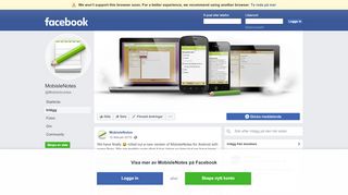 
                            4. MobisleNotes - Inlägg | Facebook