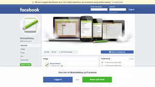 
                            3. MobisleNotes - Startsida | Facebook