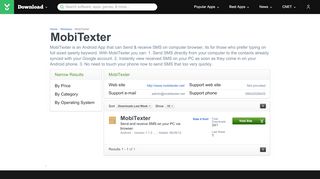 
                            13. MobiTexter - Download.com