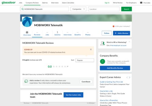 
                            12. MOBIWORX Telematik Reviews | Glassdoor