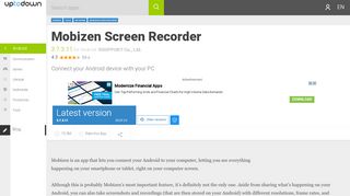 
                            4. Mobizen Screen Recorder 3.6.3.4 for Android - Download