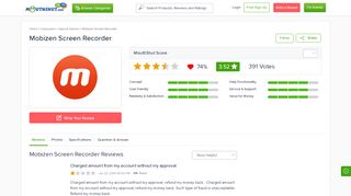 
                            6. Mobizen Screen Recorder - MouthShut.com