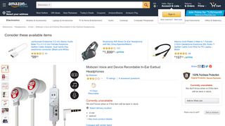 
                            5. Mobizen Voice and Device Recordable In-Ear Earbud: Amazon.in ...