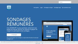 
                            3. MOBROG ® Sondages Rémunérés France | Sondages en ligne et sur ...