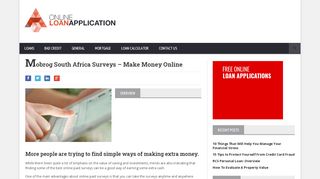 
                            8. Mobrog South Africa Surveys – Make Money Online | Loan application