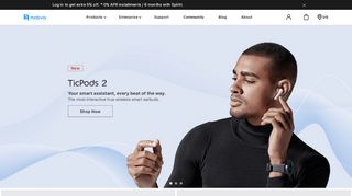 
                            1. Mobvoi.com - TicWatch, TicHome Mini, Smartwatches | Official Website