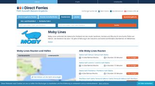 
                            3. Moby Lines Fährenbuchung, Fahrpläne und Tickets - Direct Ferries