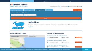 
                            5. Moby Lines: Prenotazione traghetti, orari, e biglietti - Direct Ferries