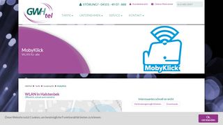 
                            6. MobyKlick - www.gwhtel.de