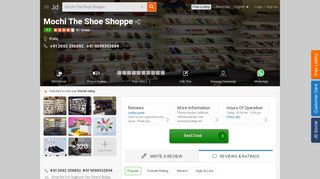 
                            9. Mochi The Shoe Shoppe, Bhalej - Shoe Dealers in Anand - Justdial