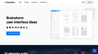 
                            7. MockFlow - Online Wireframe Tools, Prototyping Tools, UI ...