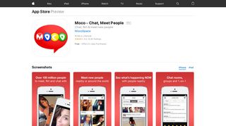 
                            7. Moco - Chat, Meet People on the App Store - iTunes - Apple