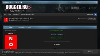 
                            10. [MOD] Auto Login Edited by NosZ - Moduri SA:MP - buGGed.ro