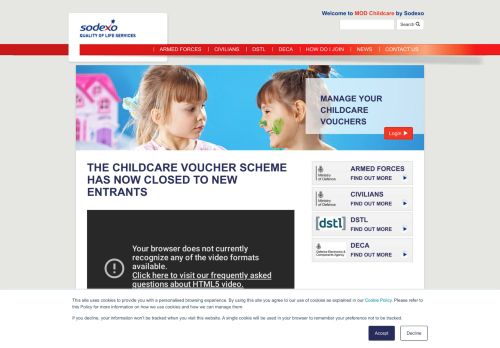 
                            11. MOD Childcare Voucher Scheme