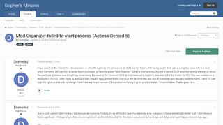 
                            9. Mod Organizer failed to start process (Access Denied 5 ...