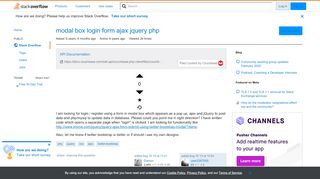 
                            10. modal box login form ajax jquery php - Stack Overflow