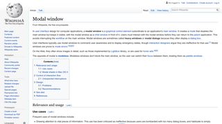 
                            7. Modal window - Wikipedia