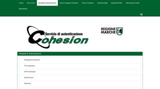 
                            8. Modalità di Autenticazione - Cohesion - Regione Marche
