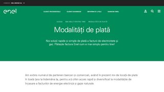 
                            10. Modalități de plată - www.enel.ro