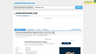 
                            5. modareb.com at WI. Online Soccer Manager (OSM) - Manage Like a ...