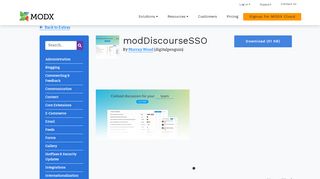 
                            10. modDiscourseSSO 1.0.0-pl - Modx